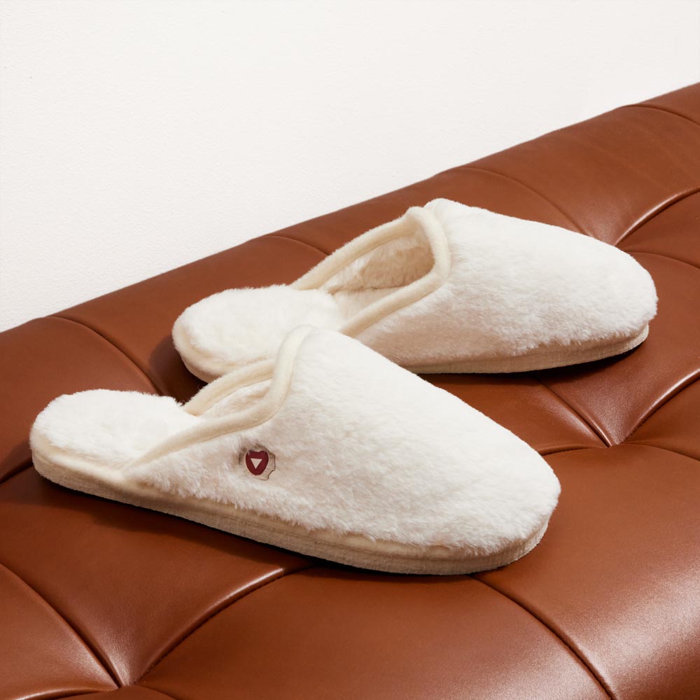 Chaussons mules - La Peluche